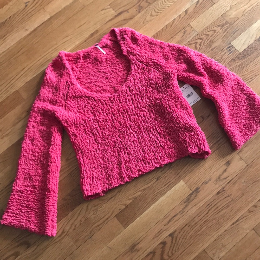 NWT Pink Free People Sweater